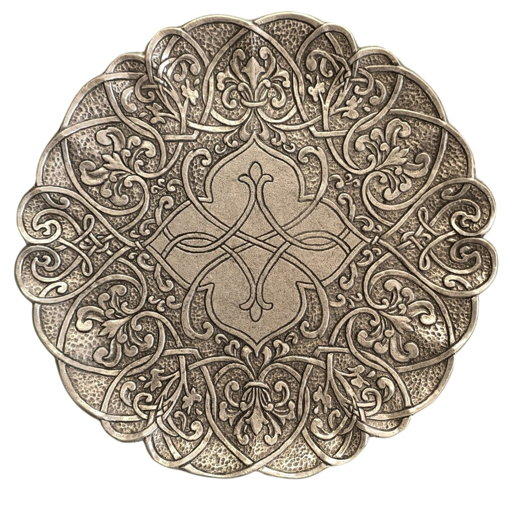Carson Forevermore Kimberly McSparran 12" Round Celtic Knot Scalloped Plate 1996